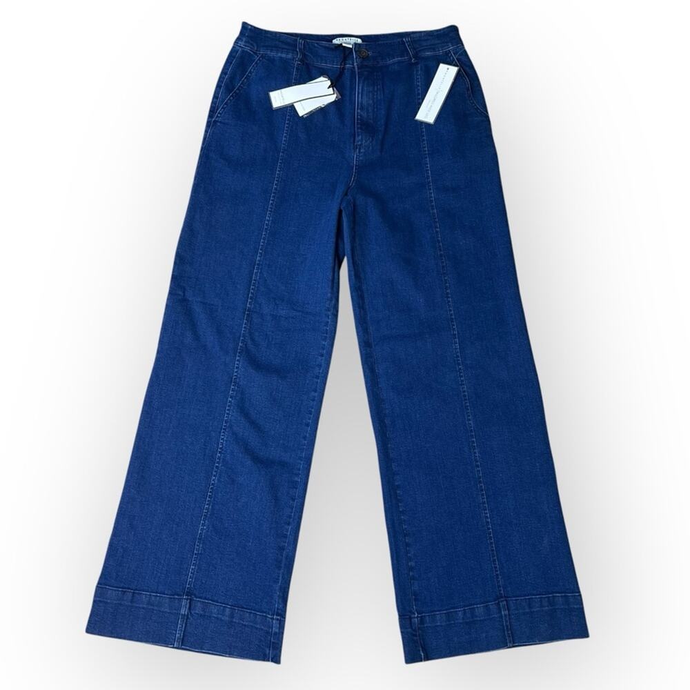 New Bagatelle Collection High Rise Wide Leg Tailored Denim 31